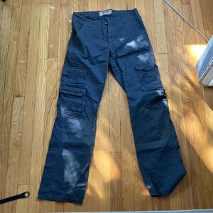 Grey Wrangler Cargo Pants 32x30
